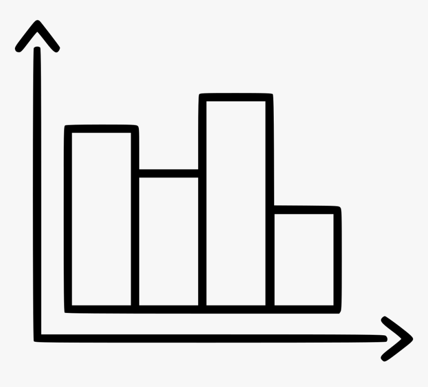 Black And White Bar Graph, HD Png Download, Free Download