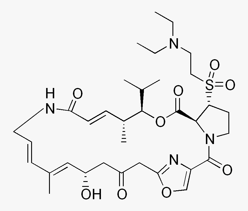 Dalfopristin Chemical Structure - Quinupristin Dalfopristin, HD Png Download, Free Download