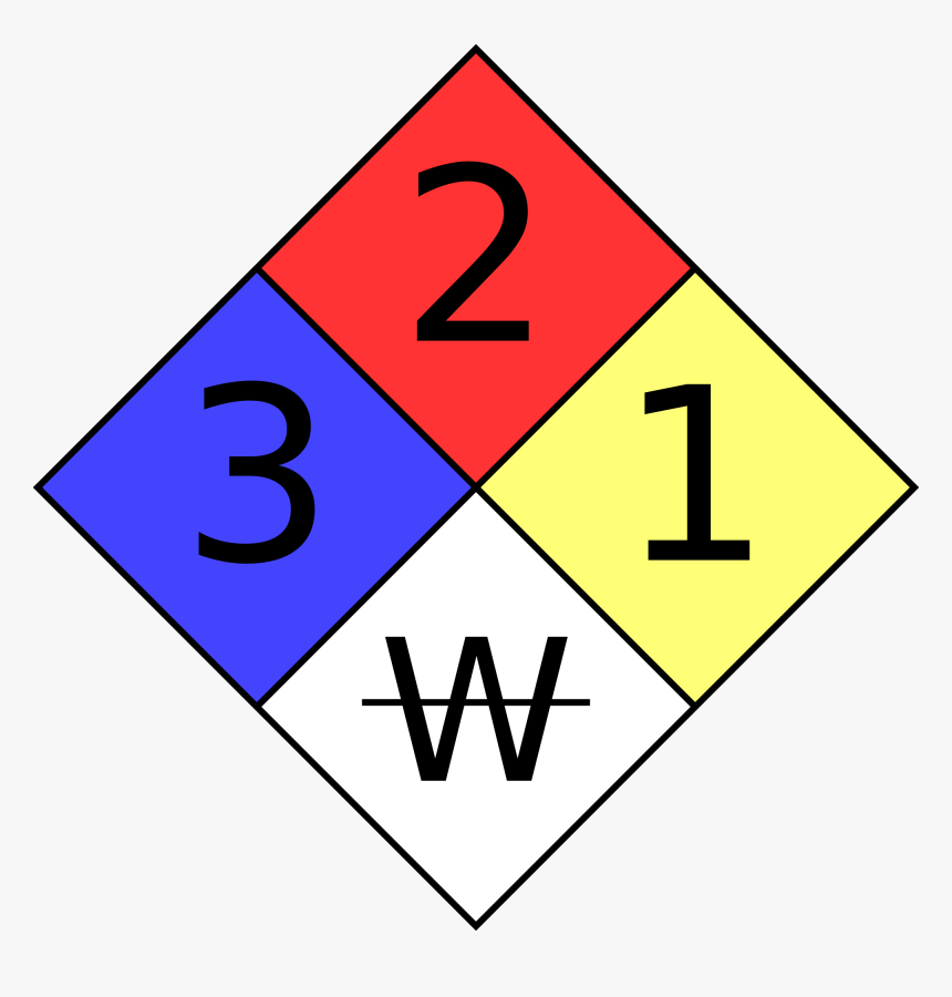 National Fire Protection Agency Hazard Diamond - Nfpa 704 Chlorine, HD Png Download, Free Download