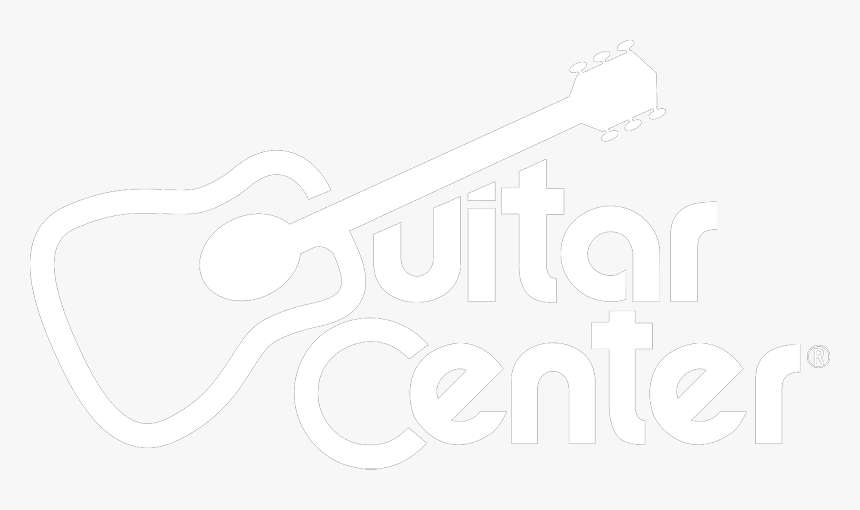 Guitar Center - Guitar Center Logo Png White, Transparent Png, Free Download