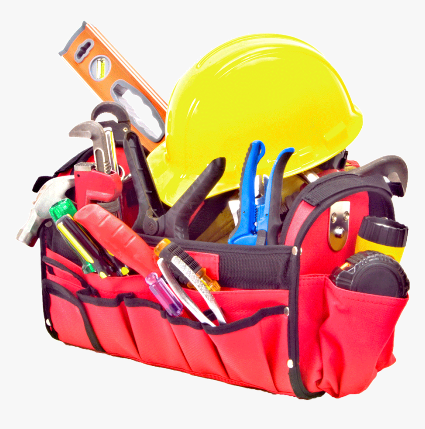 Tools Transparent Png - Construction Worker Tool Box, Png Download, Free Download
