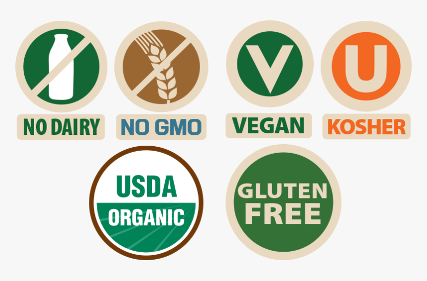 Organic Non Gmo Gluten Free - Vegan Gluten Free Non Gmo, HD Png Download, Free Download