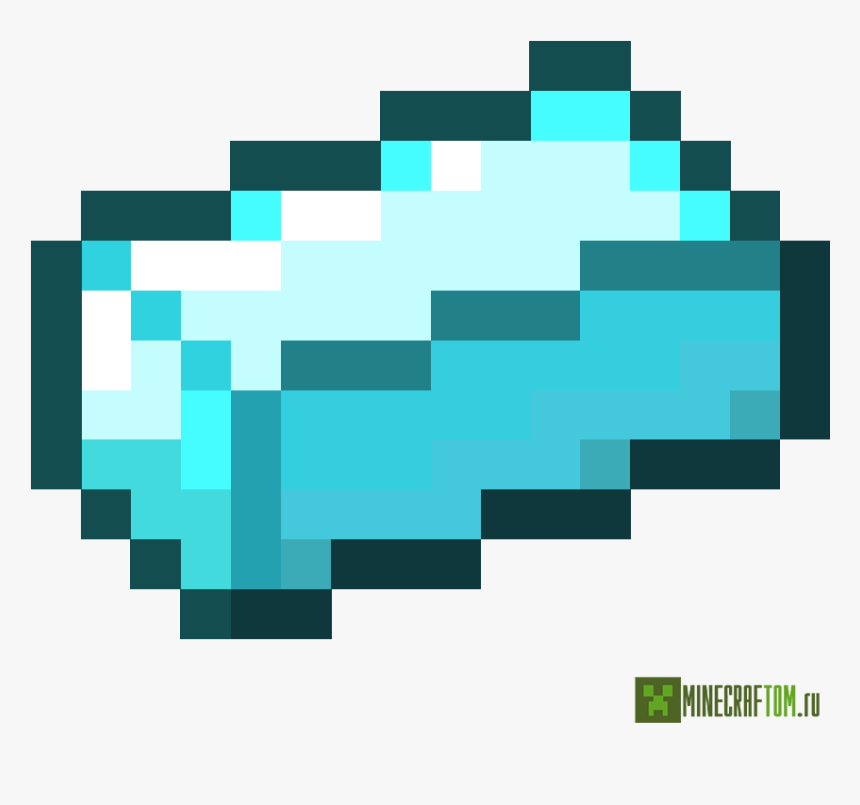 Transparent Diamond Ore Png Minecraft Gold Ingot Png Download Kindpng