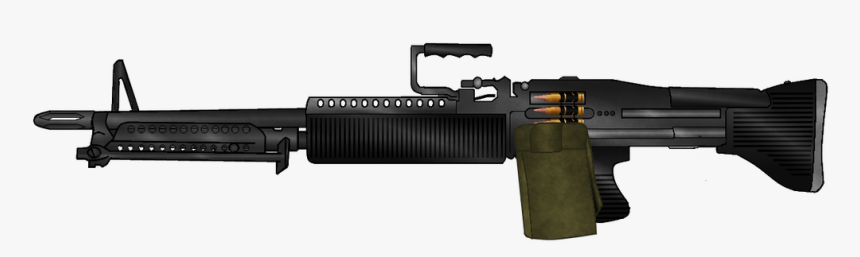 M Lmg By Absolutbollocks - Firearm, HD Png Download, Free Download