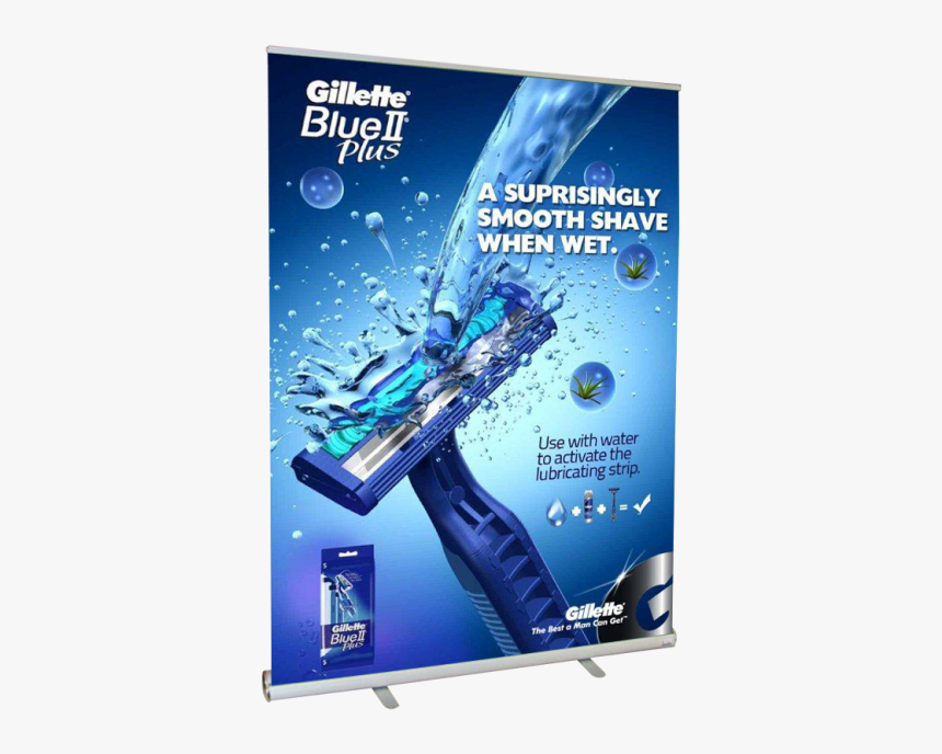 59"x78 - Gillette Blue 2, HD Png Download, Free Download