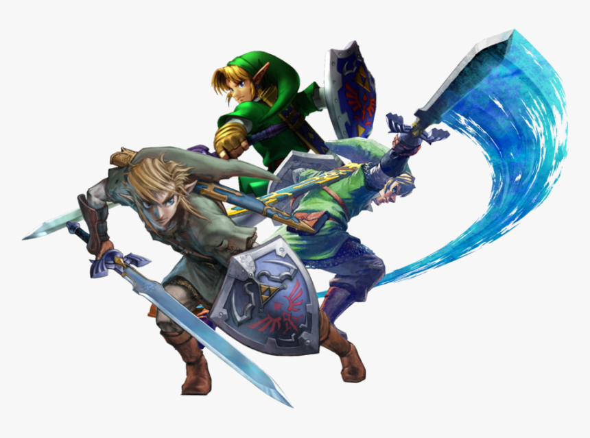 Legend Of Zelda Link Young Old Past Future - Legend Of Zelda Skyward Sword Artwork, HD Png Download, Free Download