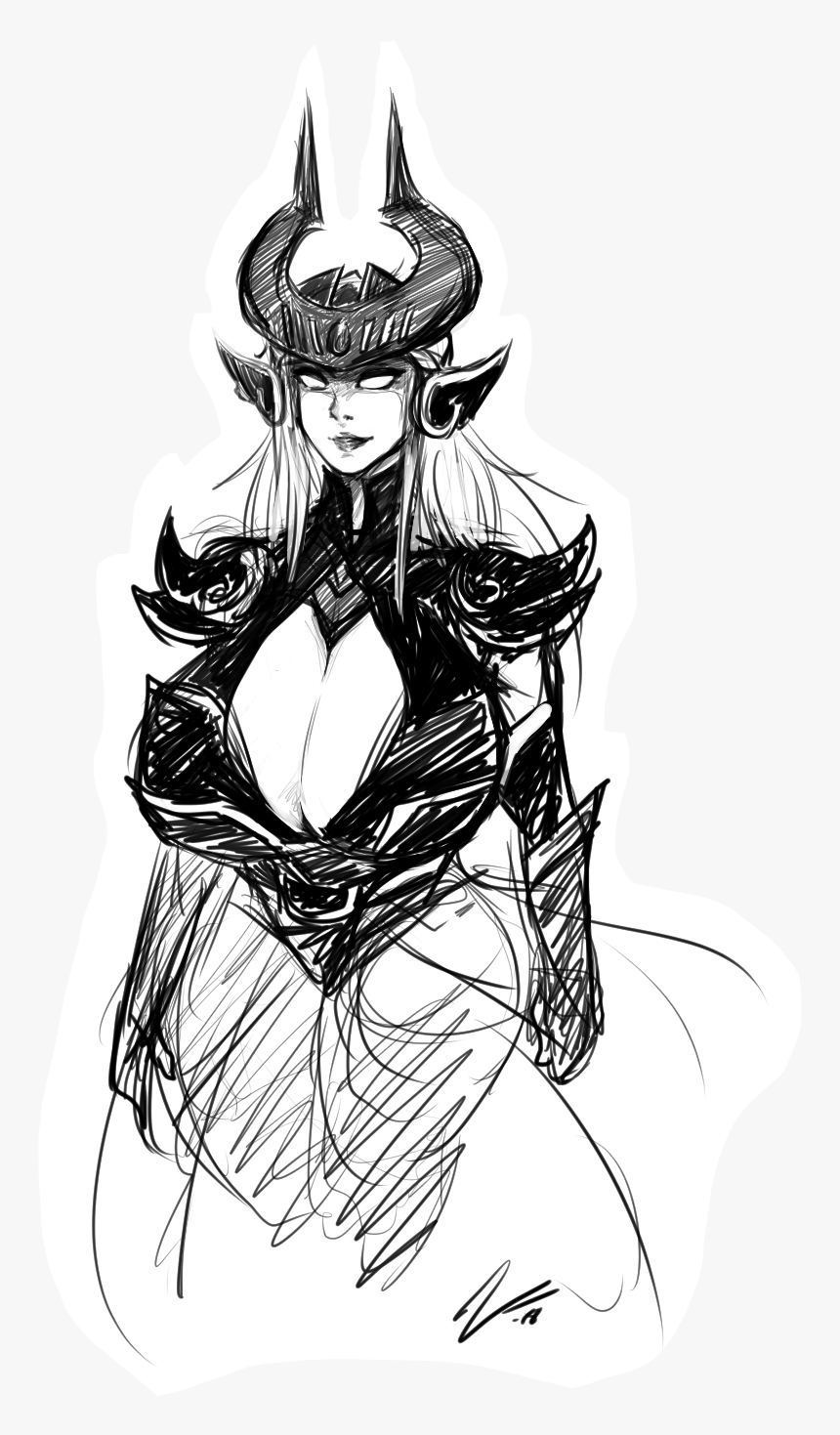 Transparent Syndra Png - Sketch, Png Download, Free Download