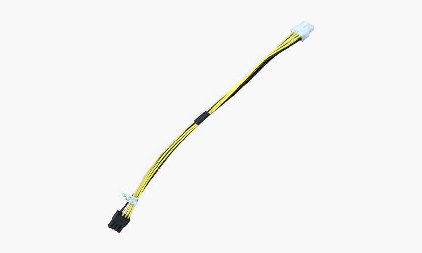 Pcie 8 Pin Female To Cpu 8 Pin Female(white), K80/m60/m40/p100/p40 - Sata Cable, HD Png Download, Free Download