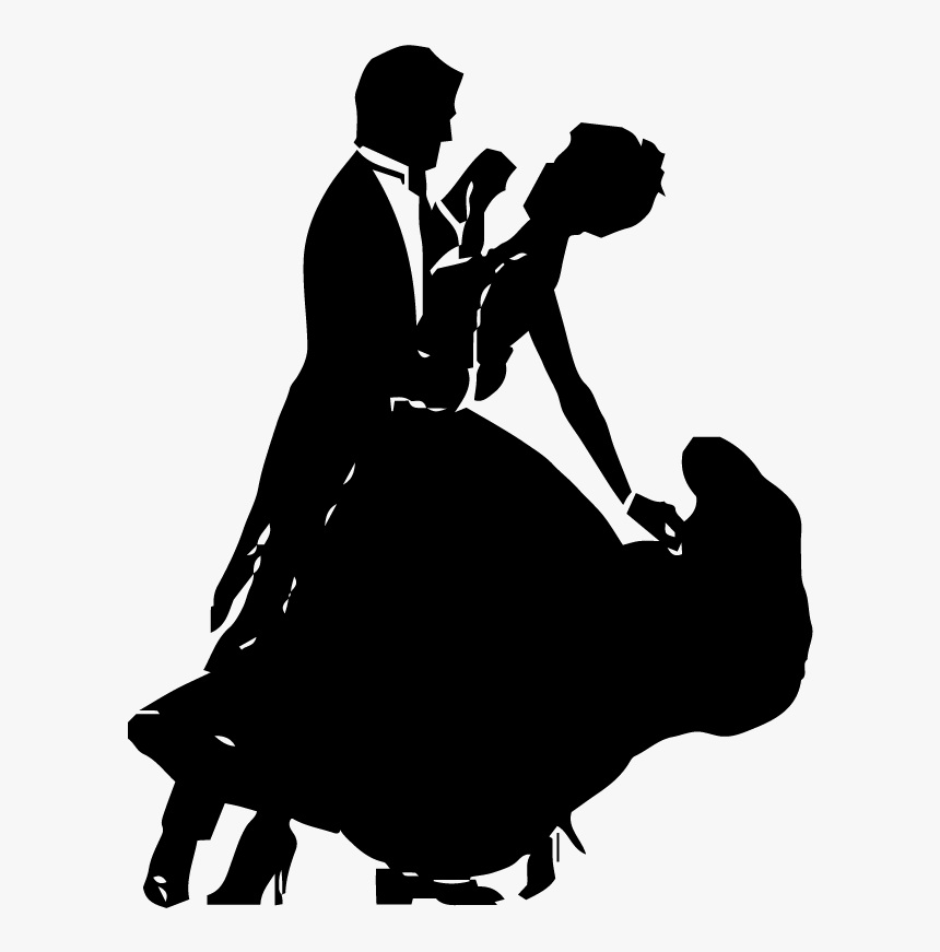 Ballroom Dance Silhouette Waltz Clip Art - Couple Dance Clip Art, HD ...