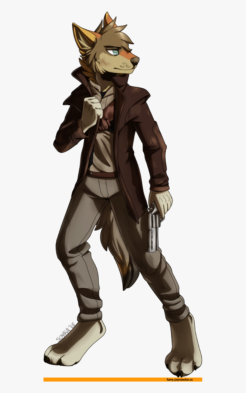 Transparent Riptor Png - Furry With Trench Coat, Png Download, Free Download