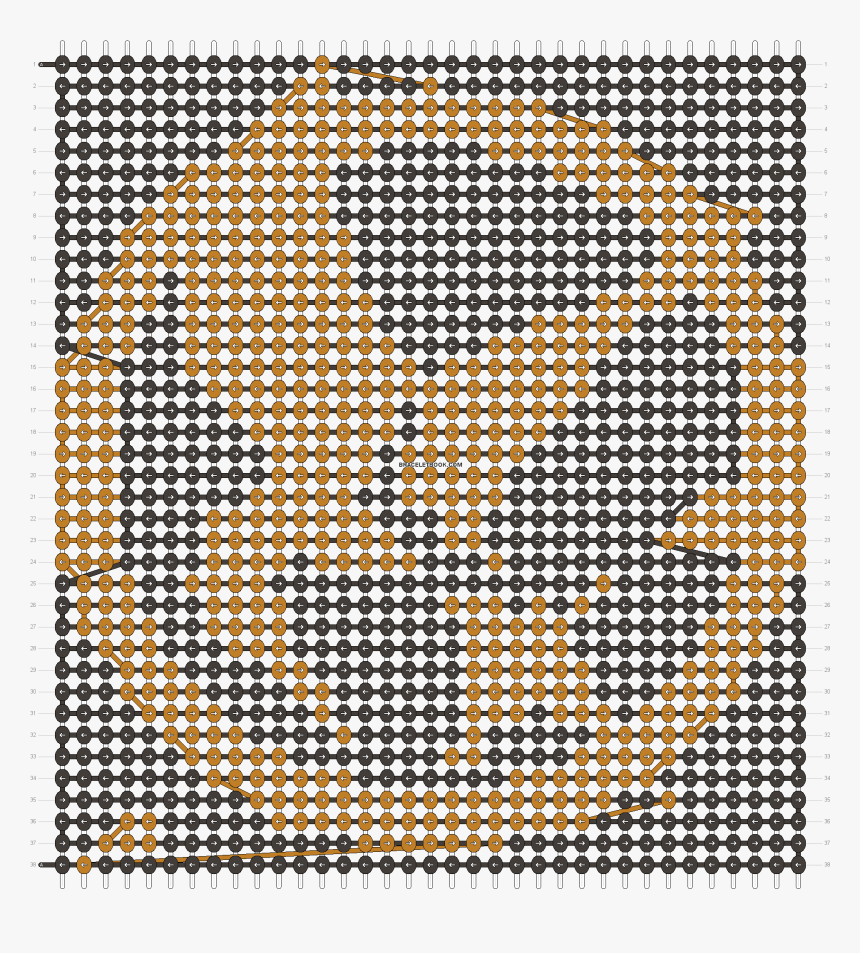 Transparent Mockingjay Pin Png - Alpha Friendship Bracelet Patterns Number, Png Download, Free Download