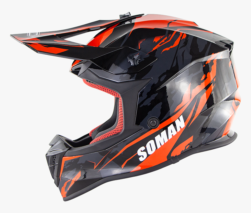 Soman Ece Motocross Full Face Protective Safety Adult - Motorcycle Helmet, HD Png Download, Free Download