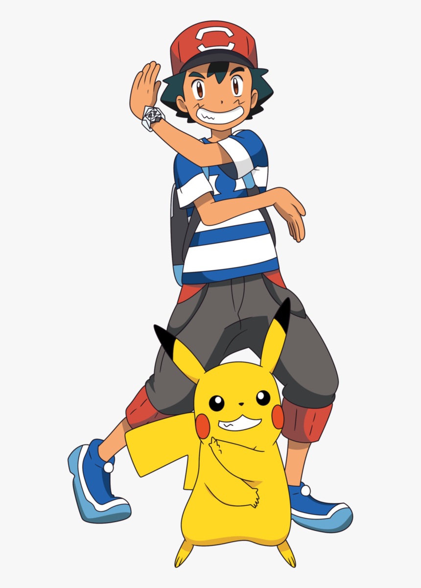 Ash Pokemon Sun And Moon, HD Png Download, Free Download