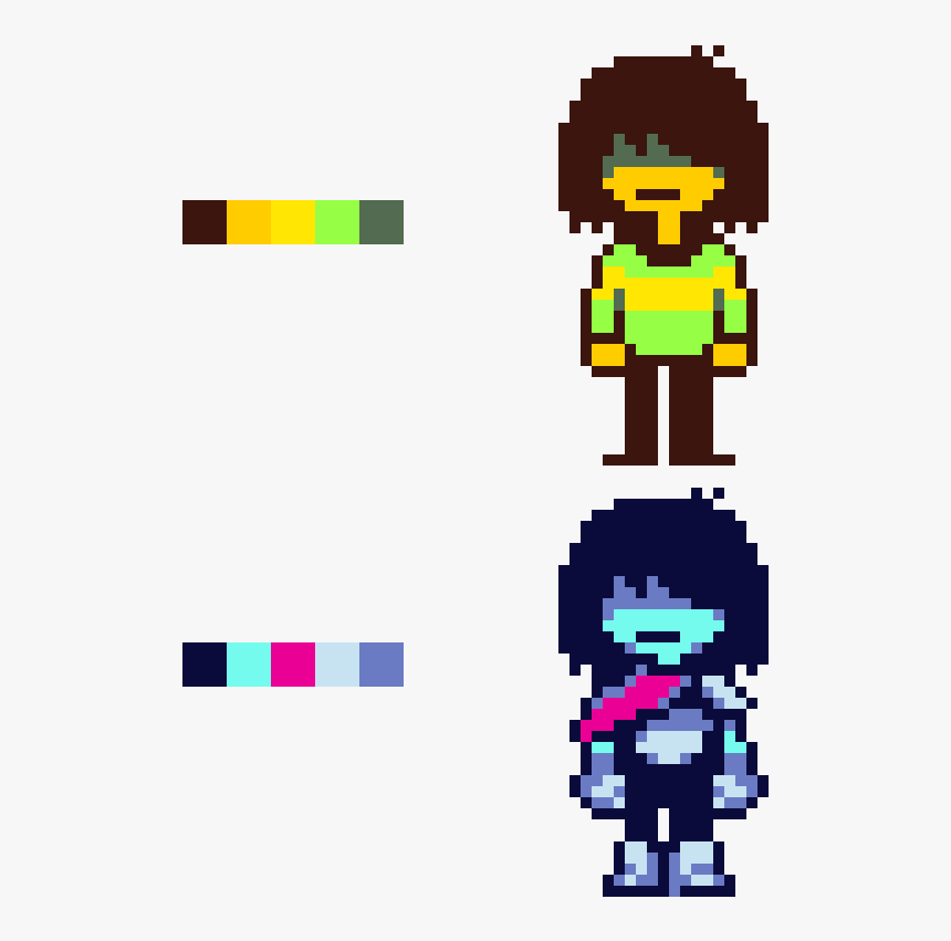 Deltarune Wiki - Pixel Art Kris Deltarune, HD Png Download, Free Download