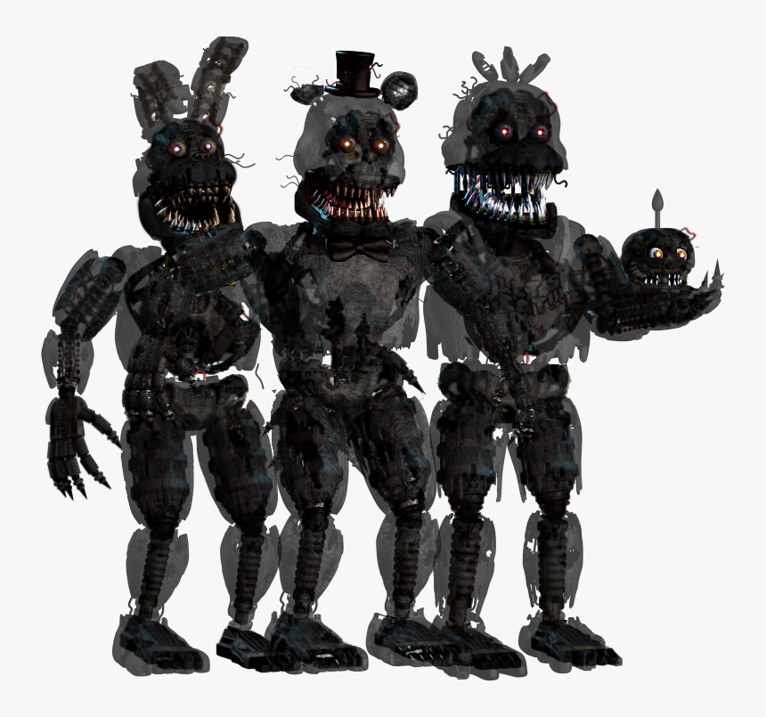 Five Nights At Freddy& - Fnaf Nightmare Chica Full Body, HD Png Download, Free Download