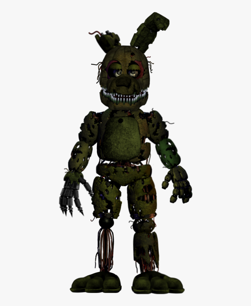 Minature Springtrap - - Fnaf Plushtrap, HD Png Download, Free Download