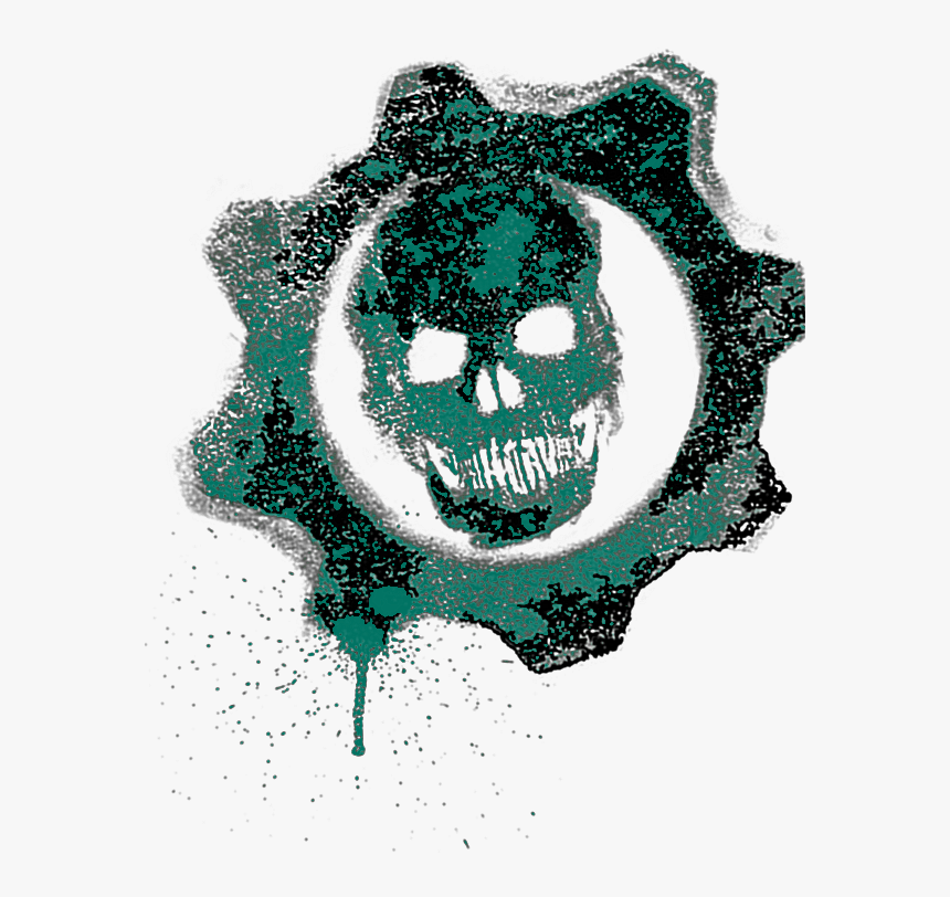 I Made A Pretty Crimson Omen - Gears Of War Logo Png, Transparent Png, Free Download