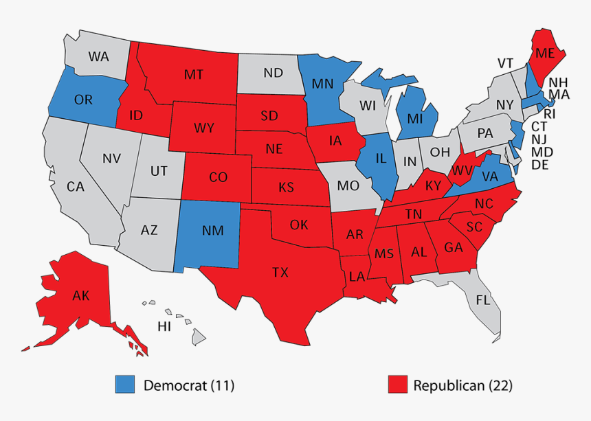 Us Senate Map 2018, HD Png Download, Free Download