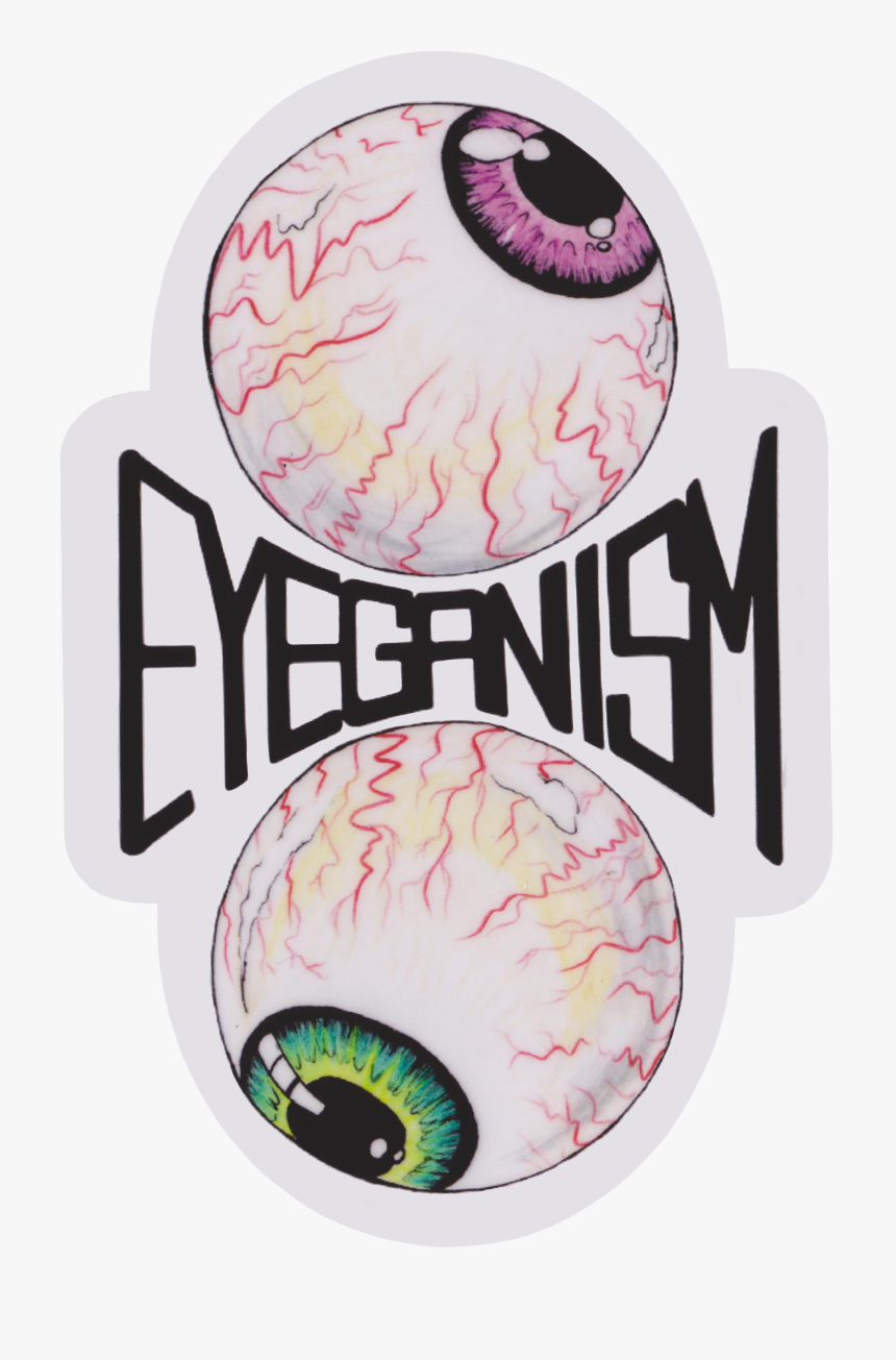 Image Of Eyeball Logo Sticker - Circle, HD Png Download, Free Download