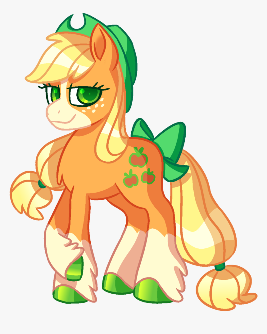 #mlp #my #little #pony #applejack #green #new #gen - Mlp G5 Redesign, HD Png Download, Free Download