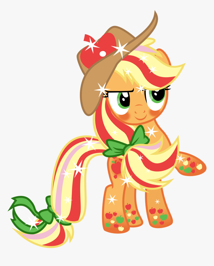 Transparent Applejack Png - My Little Pony Rainbow Power Applejack, Png Download, Free Download