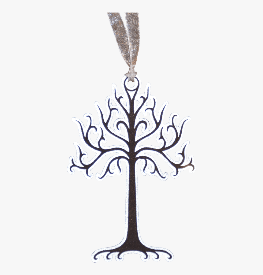 Tree Of Gondor Ornament Set - White Tree Of Gondor Png, Transparent Png, Free Download