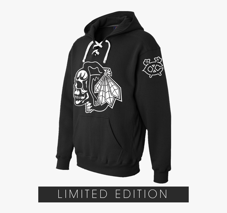 Blackhawks Skull Sweatshirt, HD Png Download, Free Download