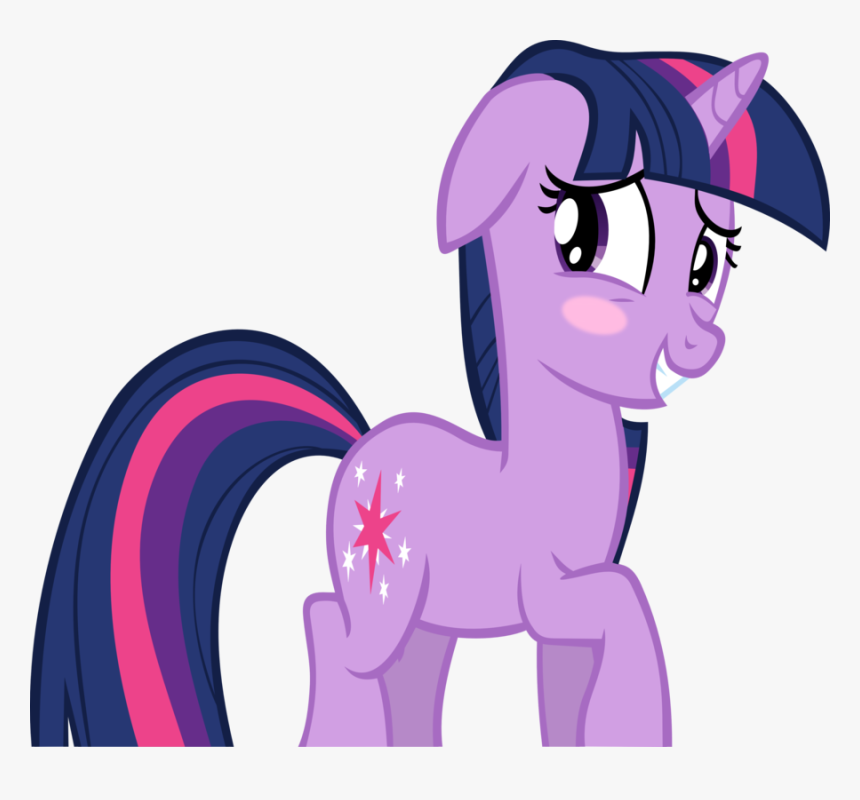 Twilight Sparkle Rarity Applejack Rainbow Dash The - Twilight Mlp Png Blushing, Transparent Png, Free Download