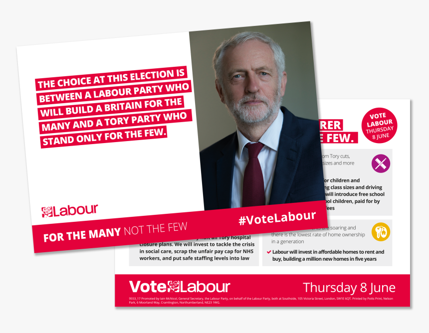 Transparent Hakeem Olajuwon Png - Labour Election Leaflet 2017, Png Download, Free Download
