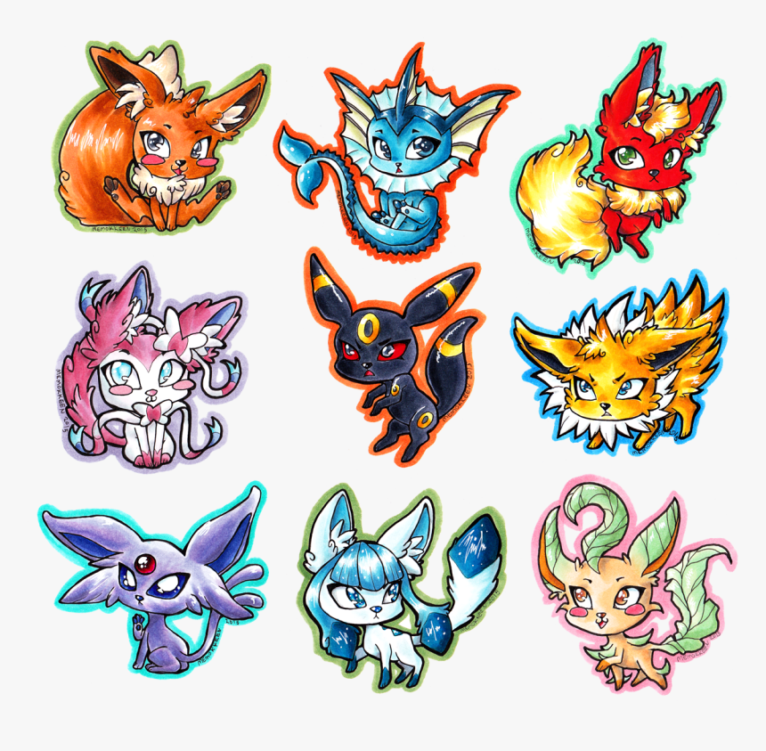 Eeveelutions Png, Transparent Png, Free Download