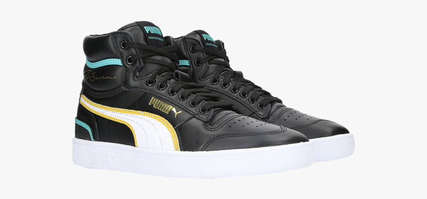 Puma Ralph Sampson Mid Hoops Sneaker - Puma Ralph Sampson Hoops Sneaker Black, HD Png Download, Free Download