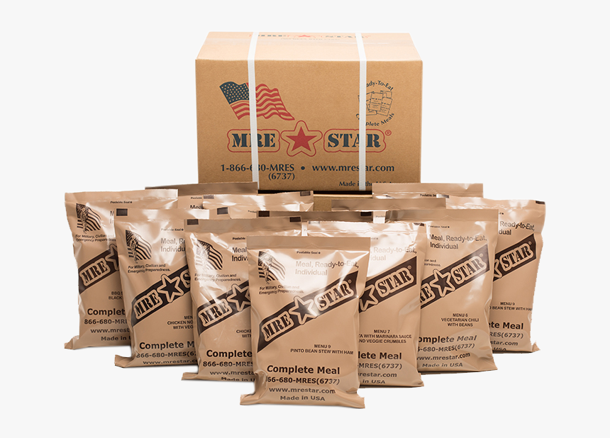 Mre Ultimate Self Heating Full Meal - Mre Star Standard 12 Meal Case, HD Png Download, Free Download