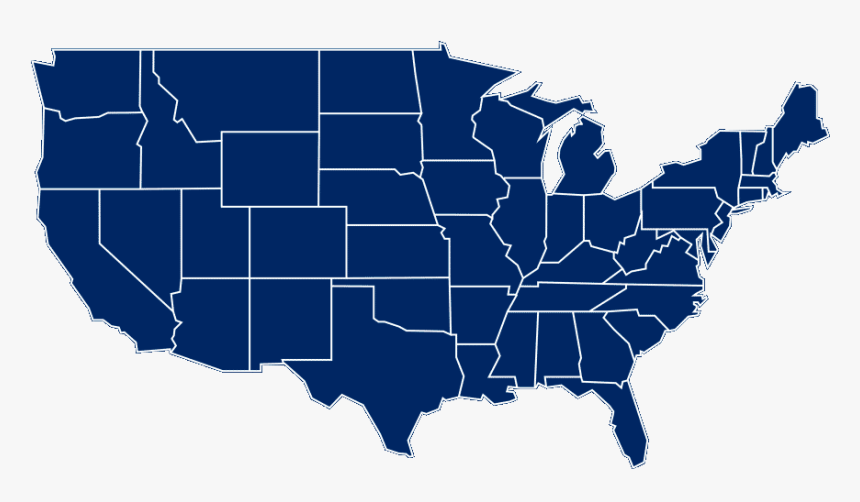 Map Outline Of The United States - National Laboratories, HD Png Download, Free Download