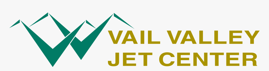 Vvjclogo Green Gold Horizontal - Vail Valley Jet Center, HD Png Download, Free Download