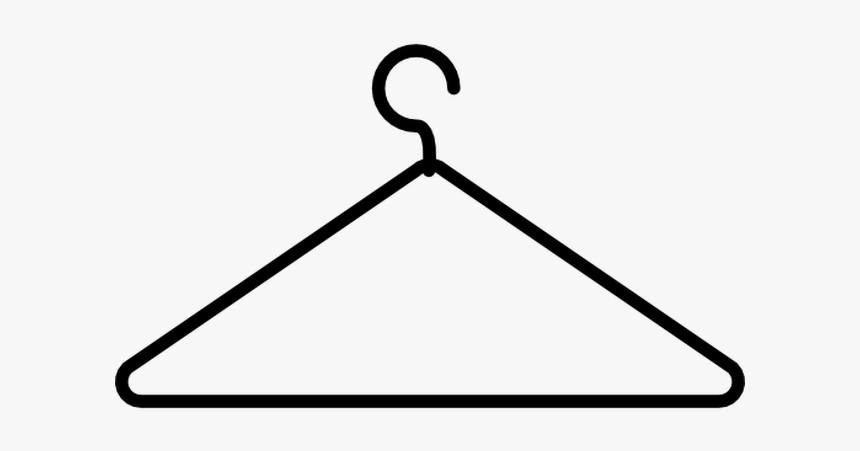 Clothes On A Hanger Outline, HD Png Download, Free Download