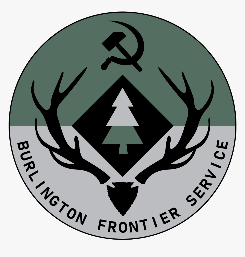 Burlington Frontier Service Logo Socialist - Emblem, HD Png Download, Free Download