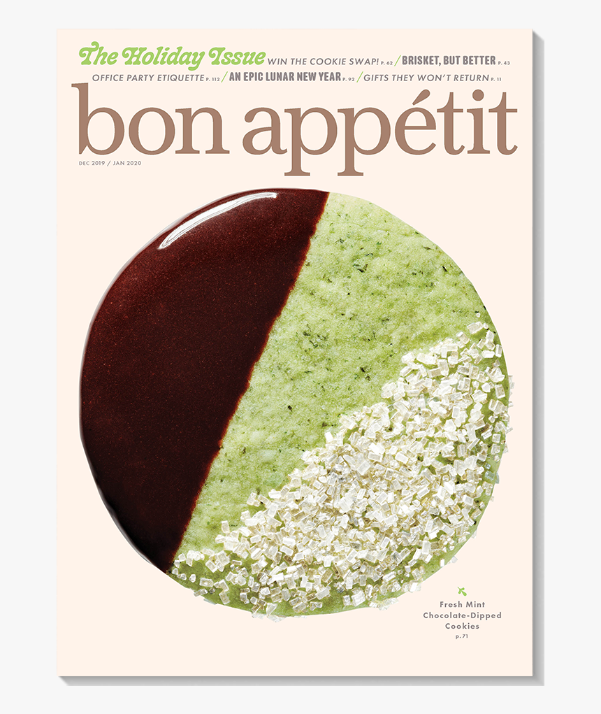 Bon Appetit Magazine December 2019, HD Png Download, Free Download