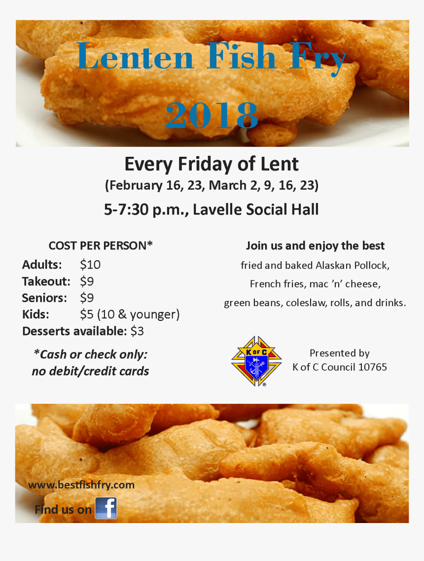 Lenten Fish Fry, HD Png Download, Free Download