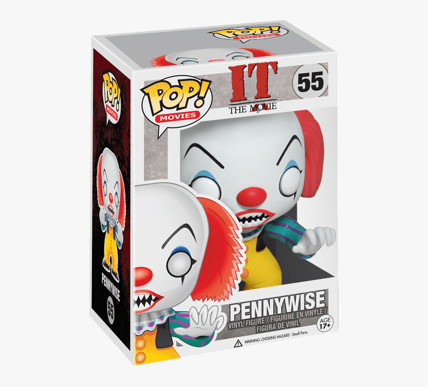 Transparent Pennywise 2017 Png - Funko Pop Pennywise 55, Png Download, Free Download