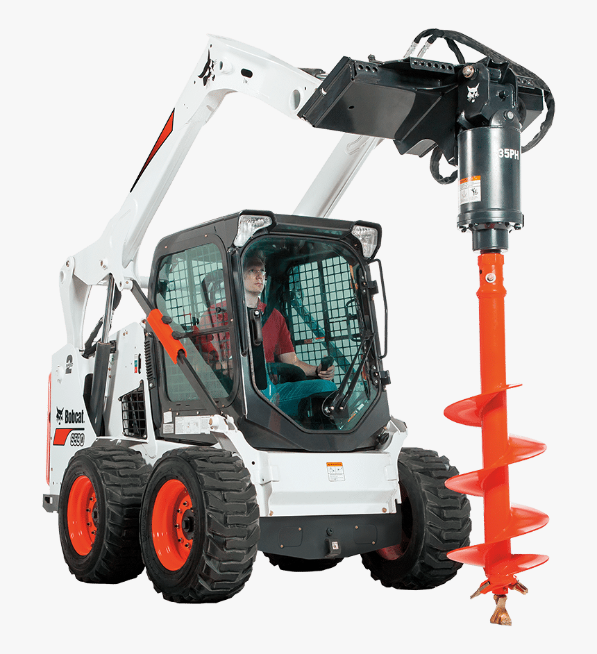 Transparent Bobcat Machine Png - 2019 Bobcat Auger, Png Download, Free Download