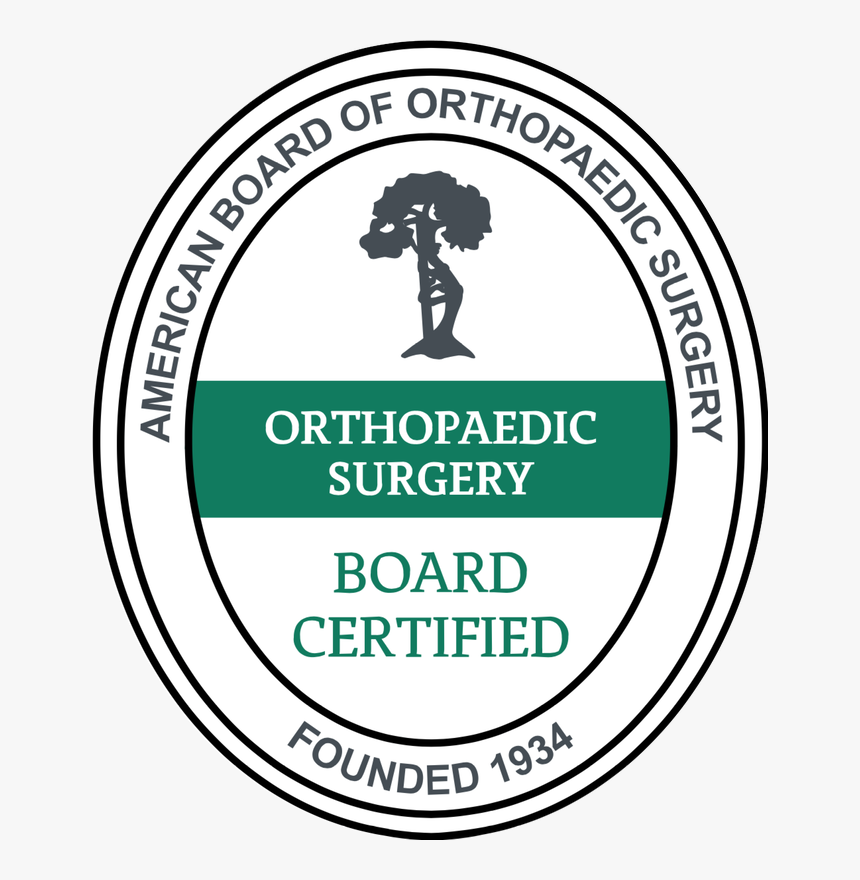 Picture - Board Certified Orthopaedic Surgeon, HD Png Download, Free Download