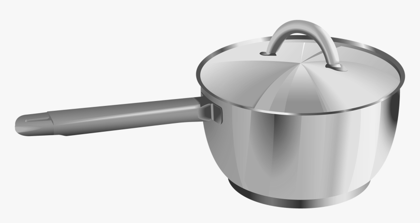 Deep Saute Pan With Lid Png Clipart - Saucepan Clipart Png, Transparent Png, Free Download