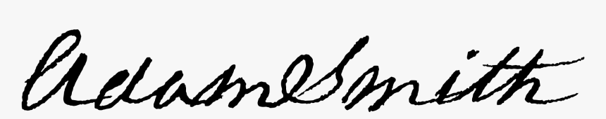 Adam Smith Signature, HD Png Download - kindpng