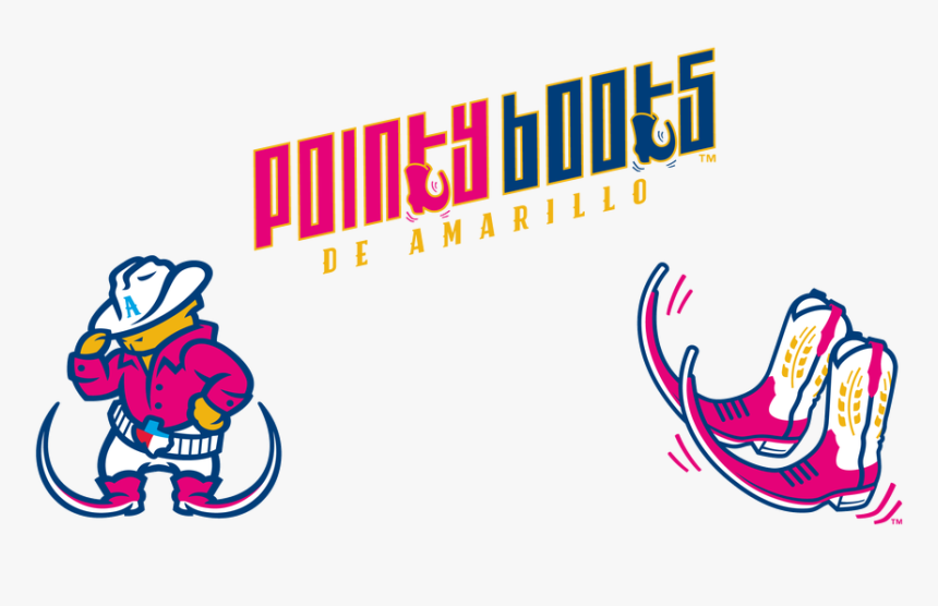 Amarillo Sod Poodles Pointy Boots, HD Png Download, Free Download