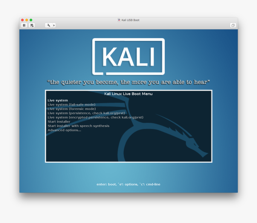 Kali Linux Live Boot, HD Png Download, Free Download