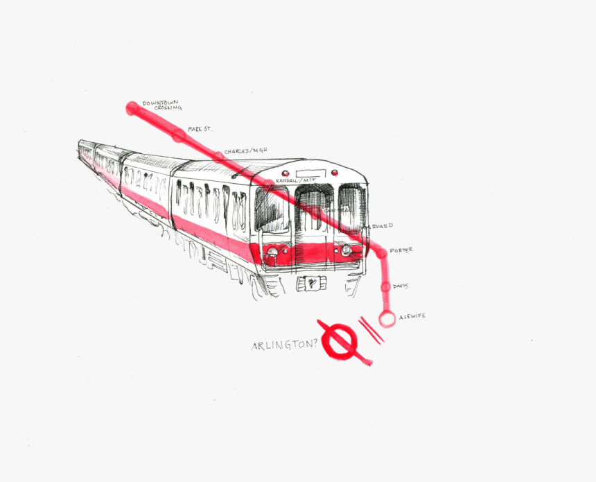 Mia Greenwald - Mbta Red Line Lexington, HD Png Download, Free Download