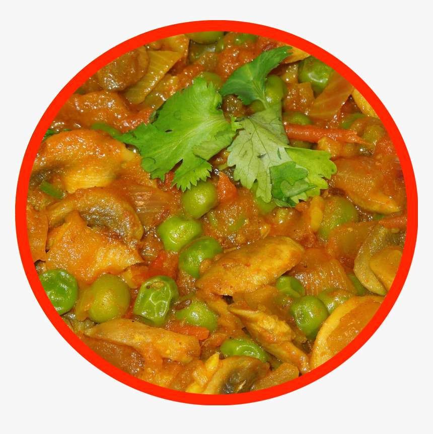 Indian Mushroom And Peas, HD Png Download, Free Download