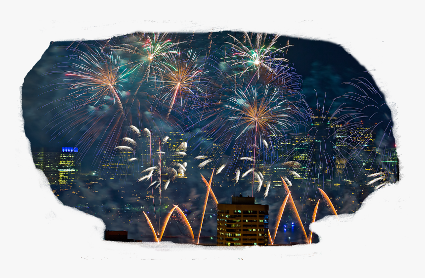 Los Angeles City Fireworks - Fireworks, HD Png Download, Free Download