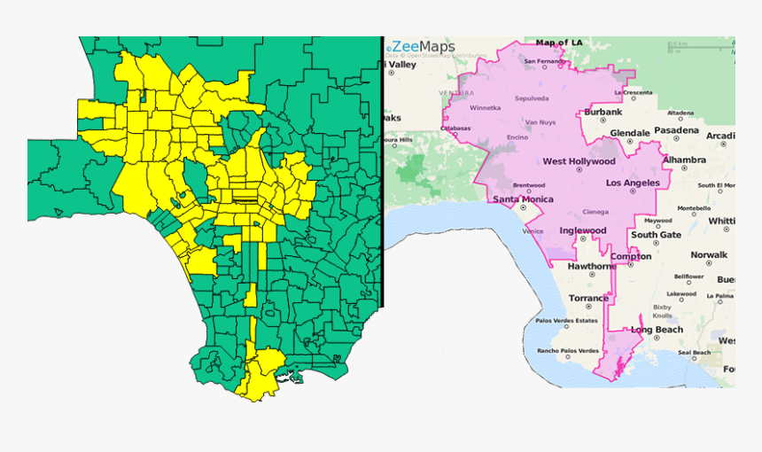 Zip Codes Included In Analyses Of Median Home Price - City Of La Border, HD Png Download, Free Download