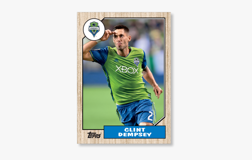 Clint Dempsey 2017 Topps Mls Throwback Topps Poster - Seattle Sounders Fc, HD Png Download, Free Download